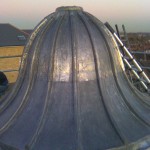 An example of a lead coverted bell top dome